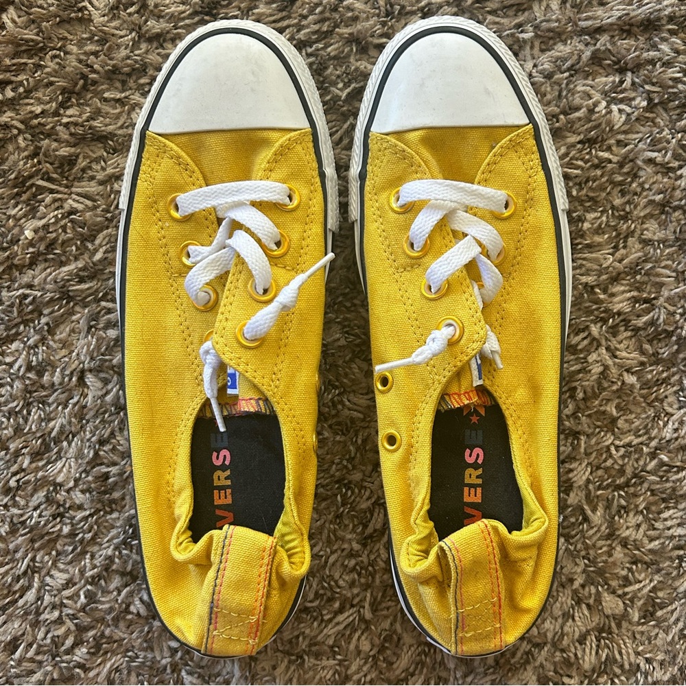 Converse Yellow Slip-On Sneakers